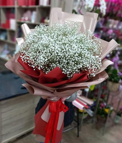 Букет цветов из: Гипсофила в Бабстово
