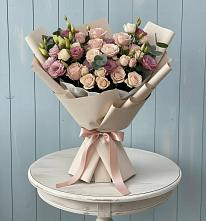 Букет цветов из:  Розы и Лизиантусы #REPLACE_PRED# Бабстово