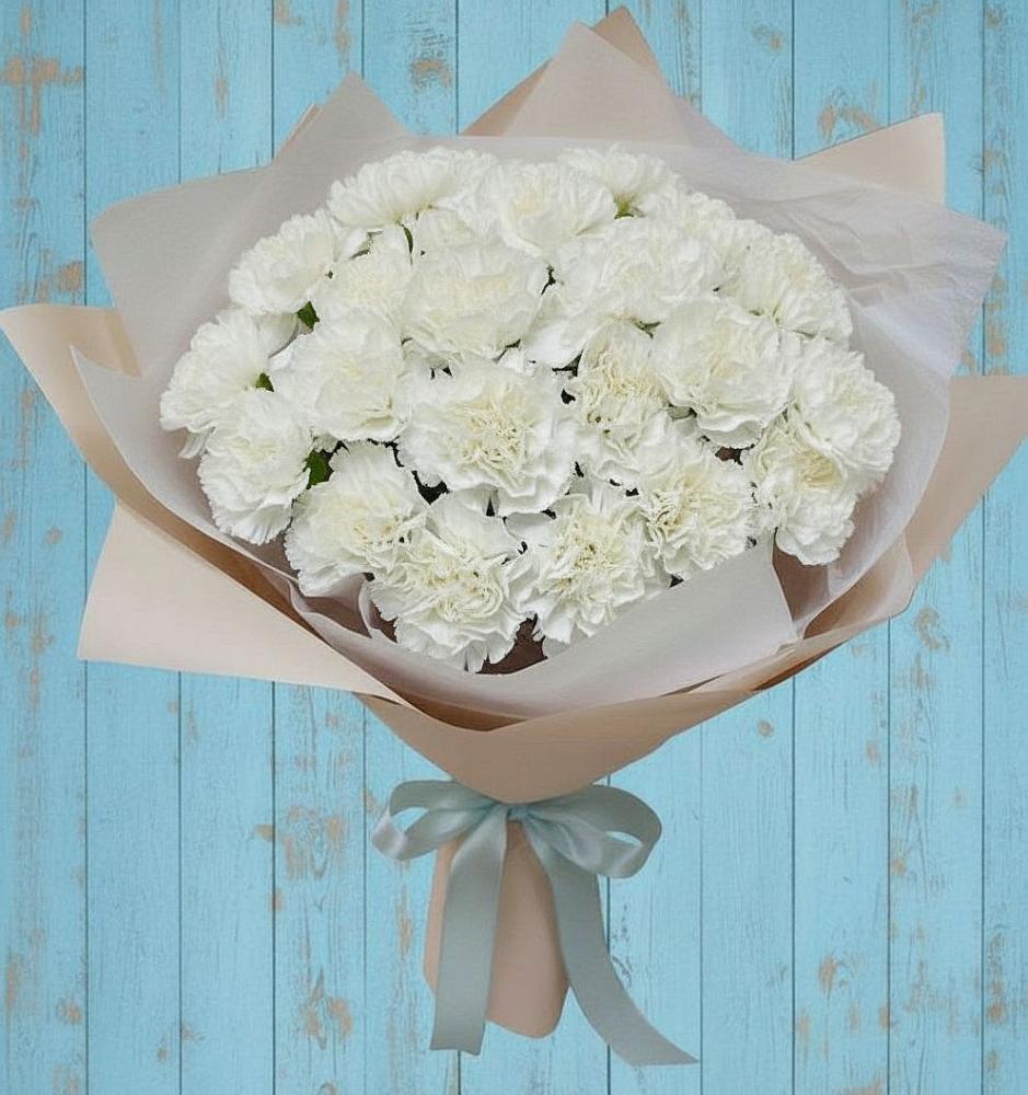 Букет цветов из: Гвоздики в Бабстово