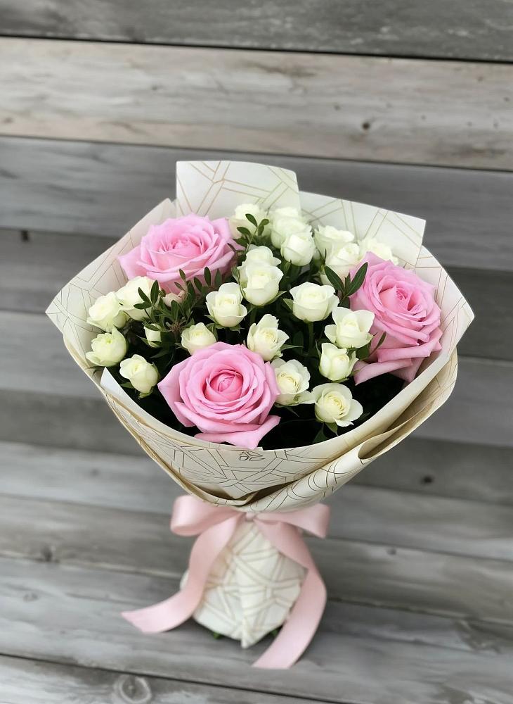 Букет цветов из: Розы в Бабстово