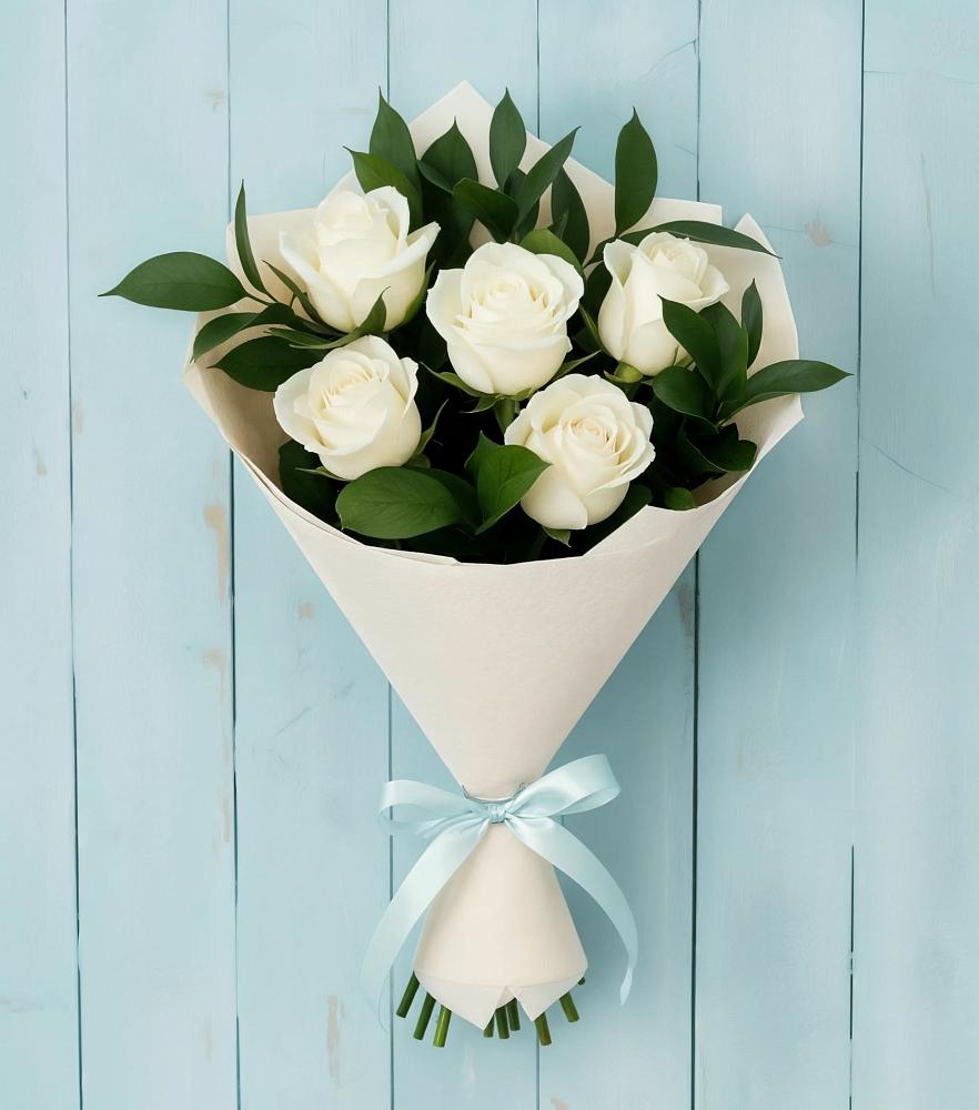 Букет цветов из: Розы в Бабстово