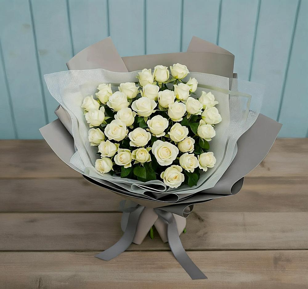 Букет Белоснежная нежность в Бабстово