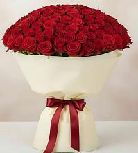 Букет 101 Красная роза Милано в Бабстово