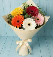 Букет цветов из:  Герберы #REPLACE_PRED# Бабстово