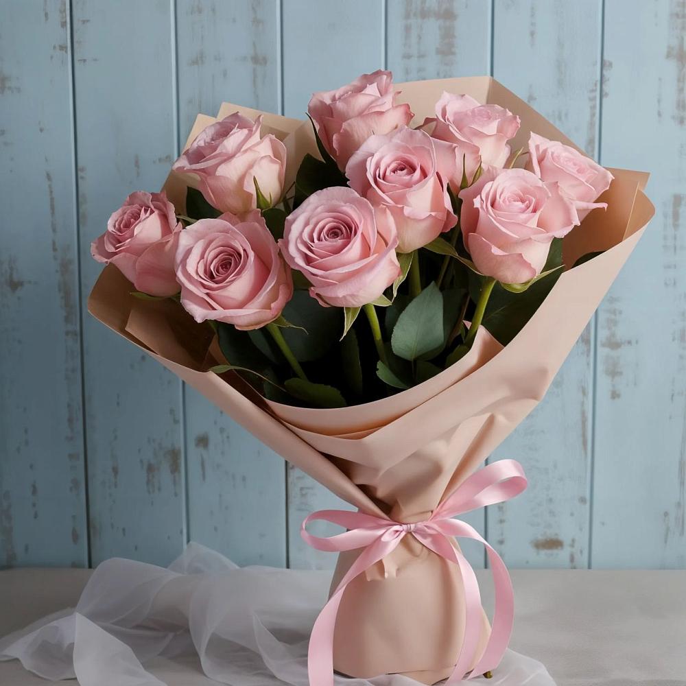 Букет цветов из: Розы в Бабстово