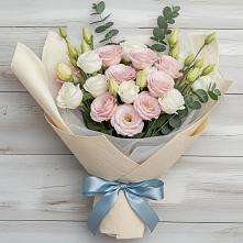 Букет цветов из:  Лизиантусы в Бабстово