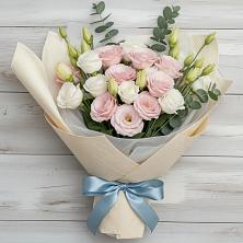Букет цветов из:  Лизиантусы в Бабстово