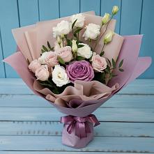 Букет цветов из:  Розы и Лизиантусы #REPLACE_PRED# Бабстово