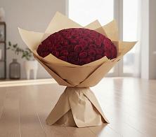 Букет 101 Красная роза в Бабстово