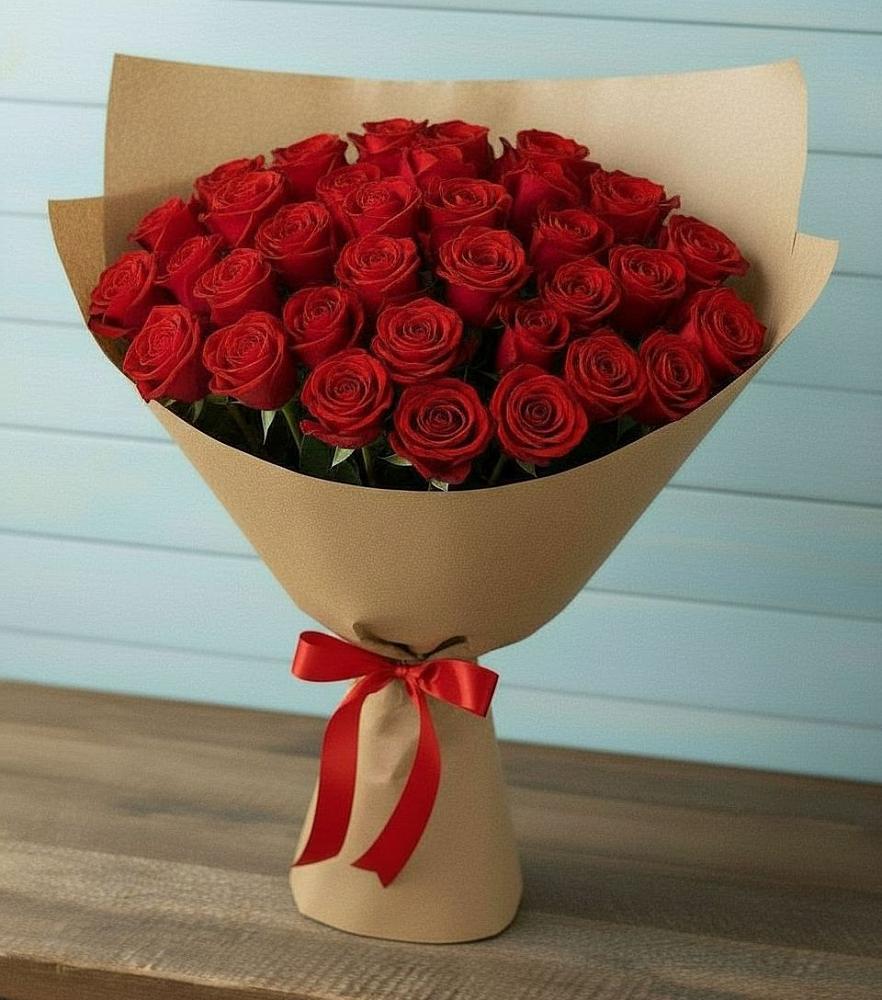 Букет Красные розы Милано в Бабстово