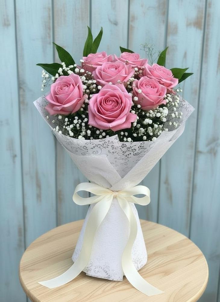 Букет цветов из: Розы в Бабстово