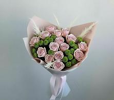Букет цветов из:  Розы и Хризантемы в Бабстово