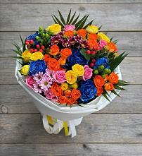 Букет цветов из:  Розы и Хризантемы #REPLACE_PRED# Бабстово