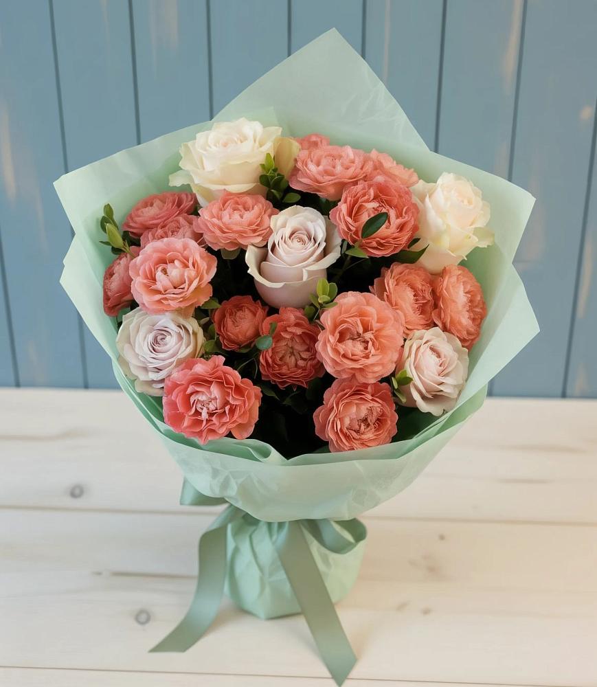 Букет цветов из: Розы в Бабстово