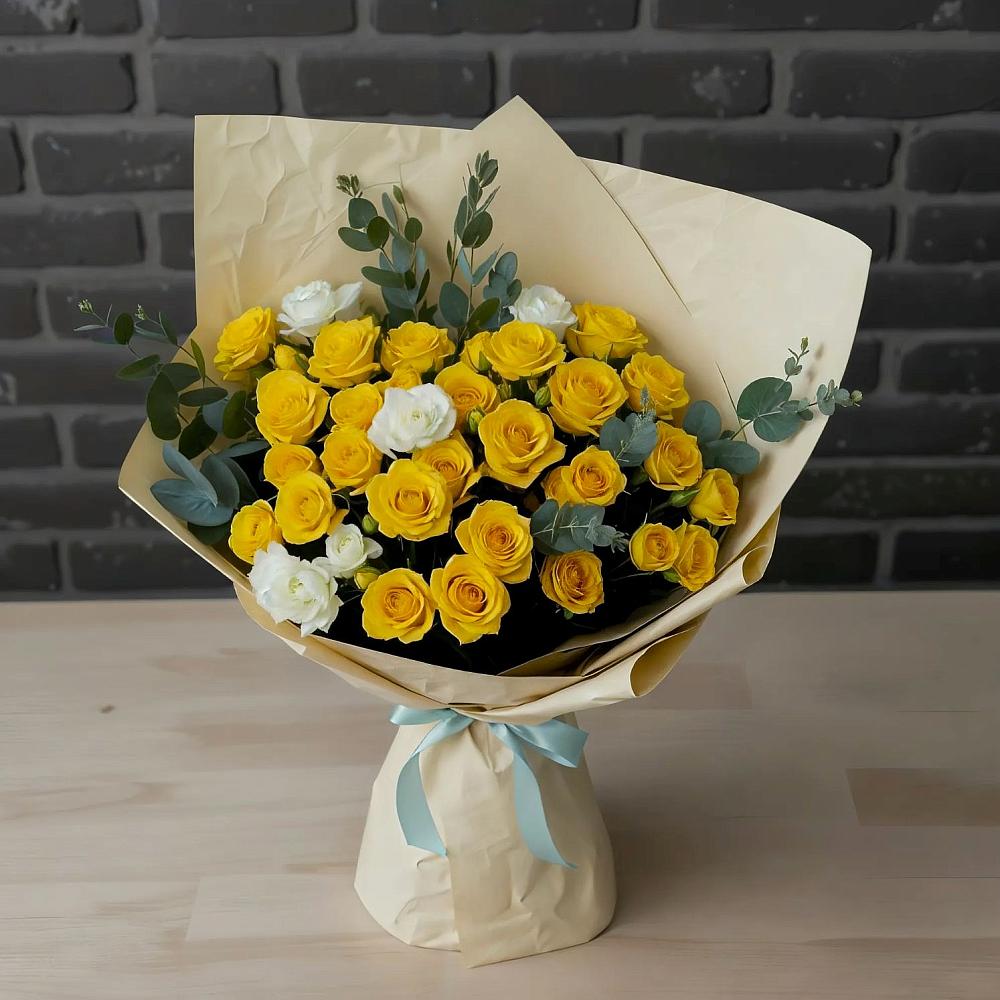 Букет цветов из: Розы в Бабстово