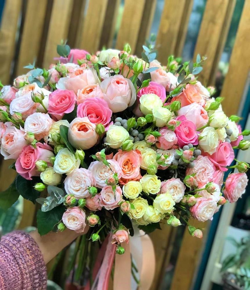 Букет цветов из: Розы в Бабстово