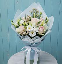 Букет цветов из:  Розы и Лизиантусы в Бабстово