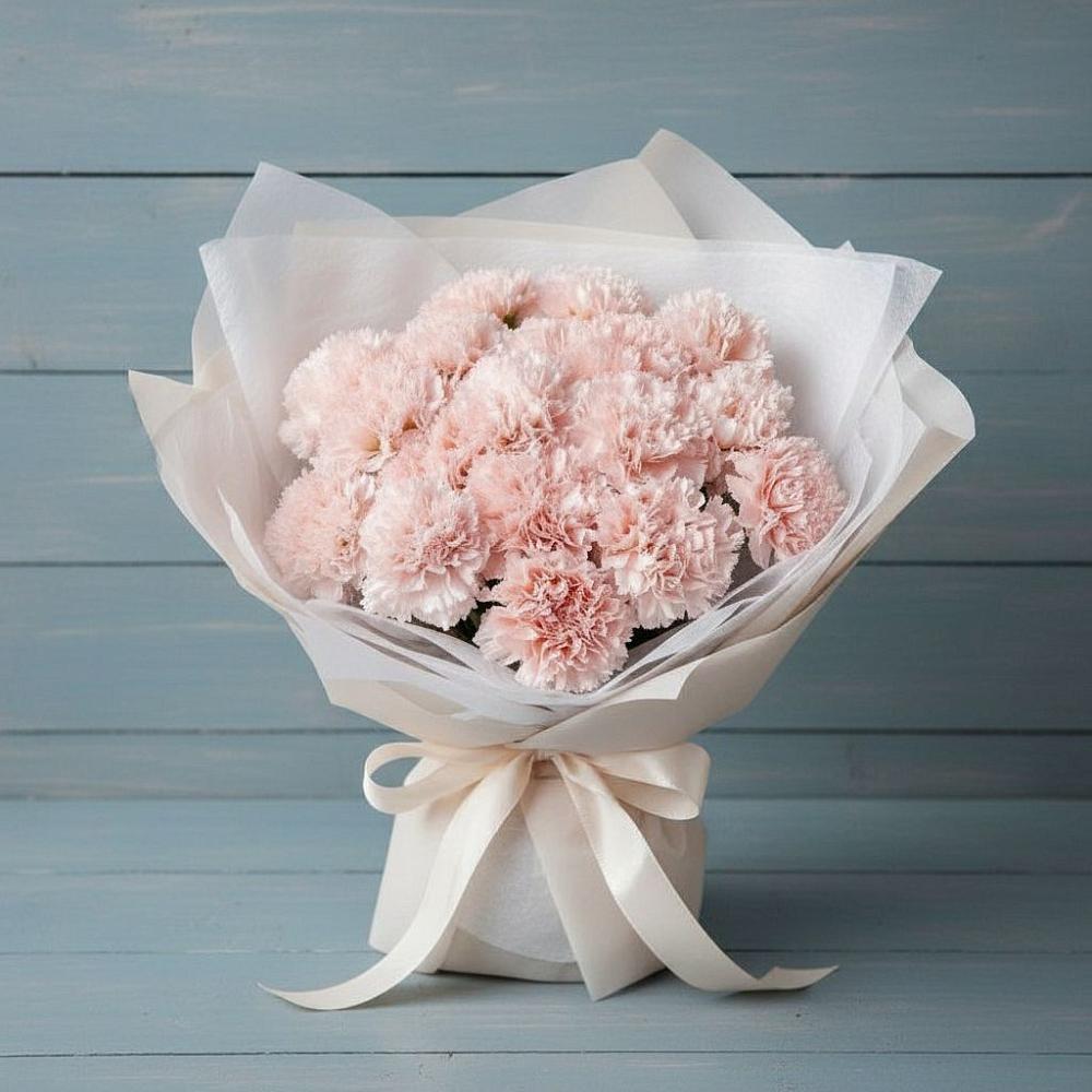 Букет цветов из: Гвоздики в Бабстово