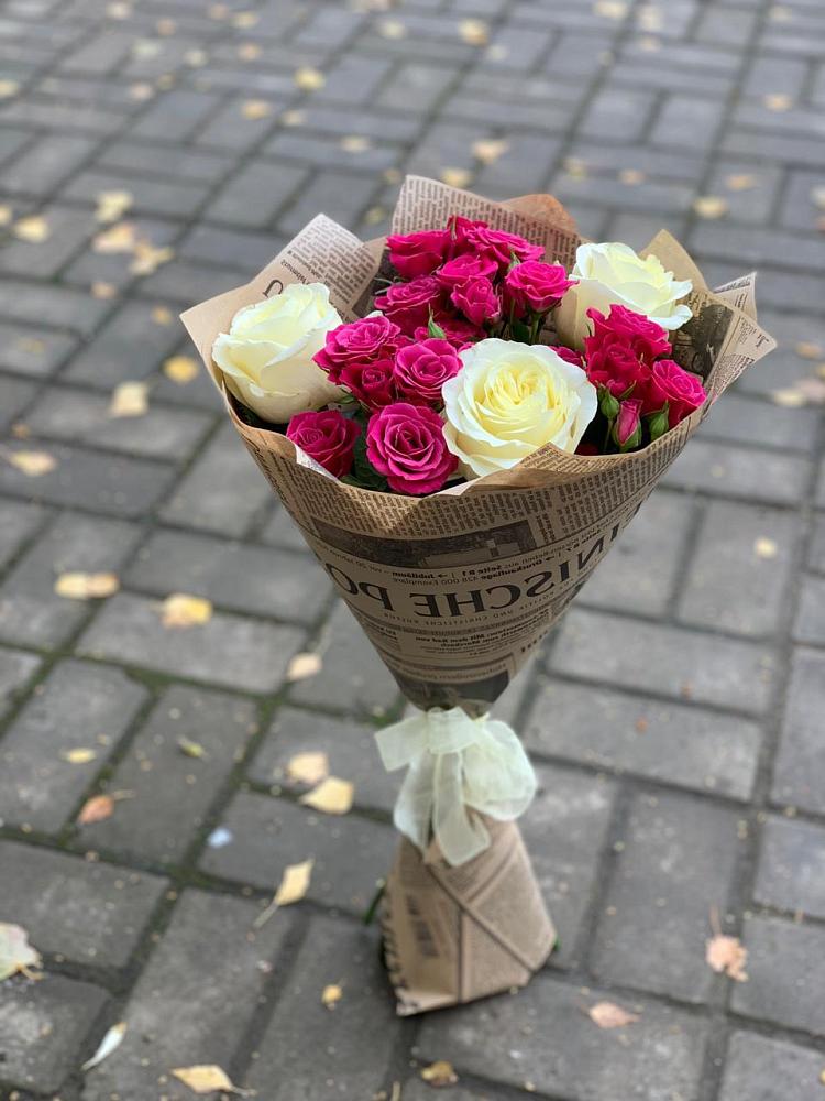 Букет цветов из: Розы в Бабстово