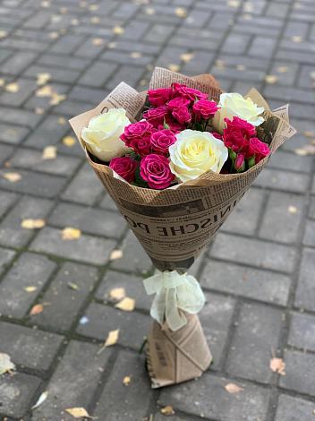 Букет цветов из: Розы в Бабстово