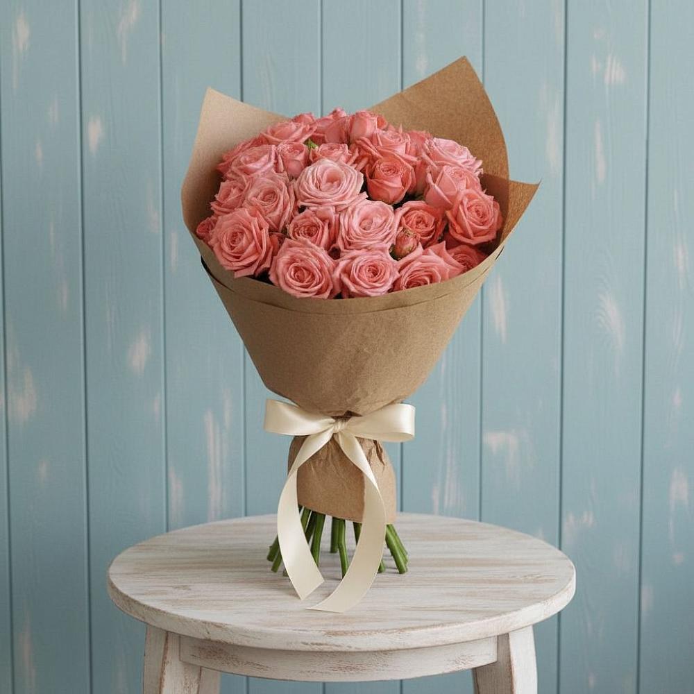 Букет цветов из: Розы в Бабстово