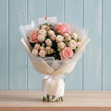 Букет цветов из:  Розы в Бабстово