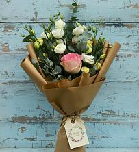 Букет цветов из:  Розы и Лизиантусы в Бабстово